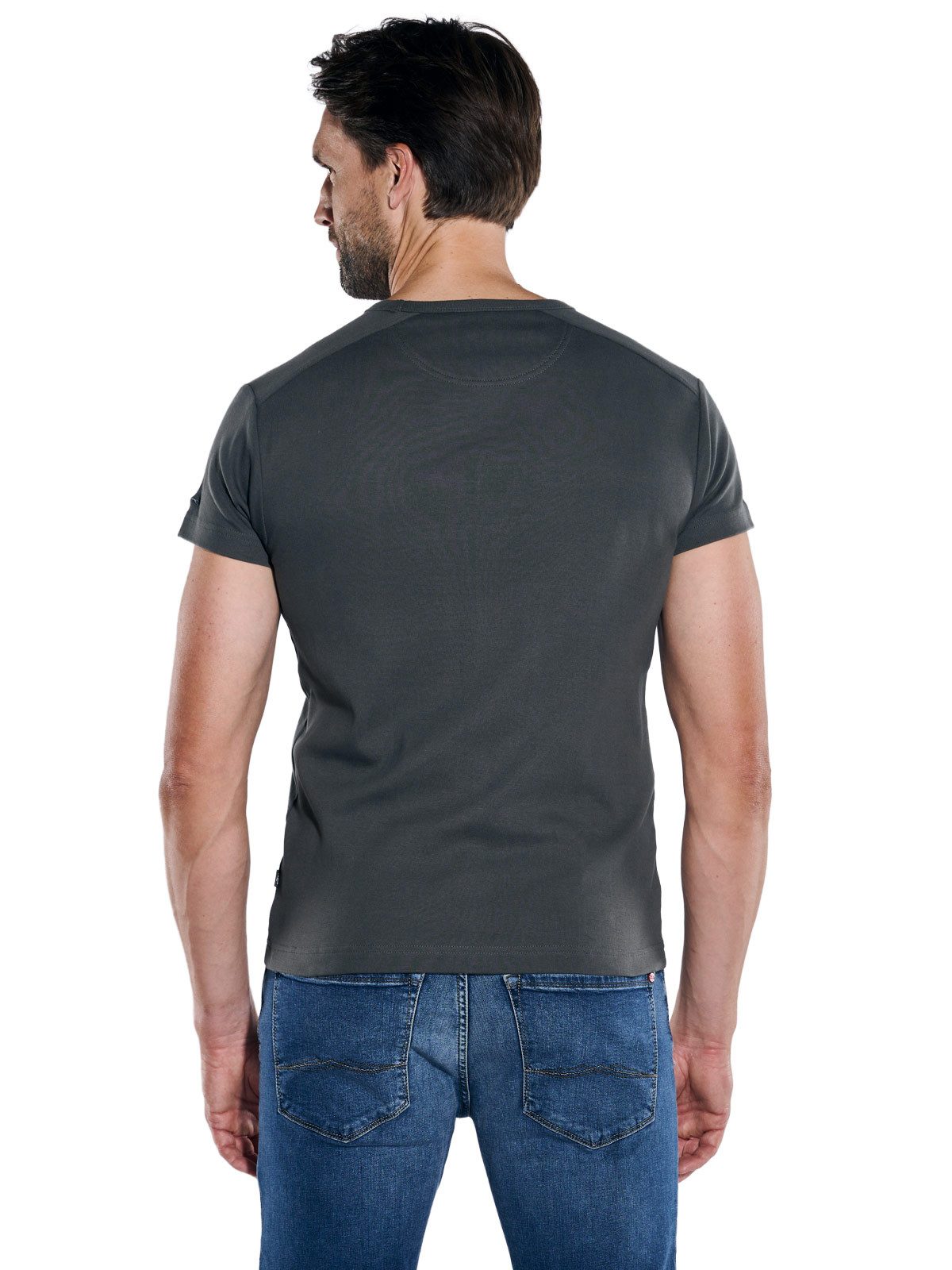 Engbers T-Shirt Herren Basic-Shirt "My Favorite" organic, Dunkelgrau