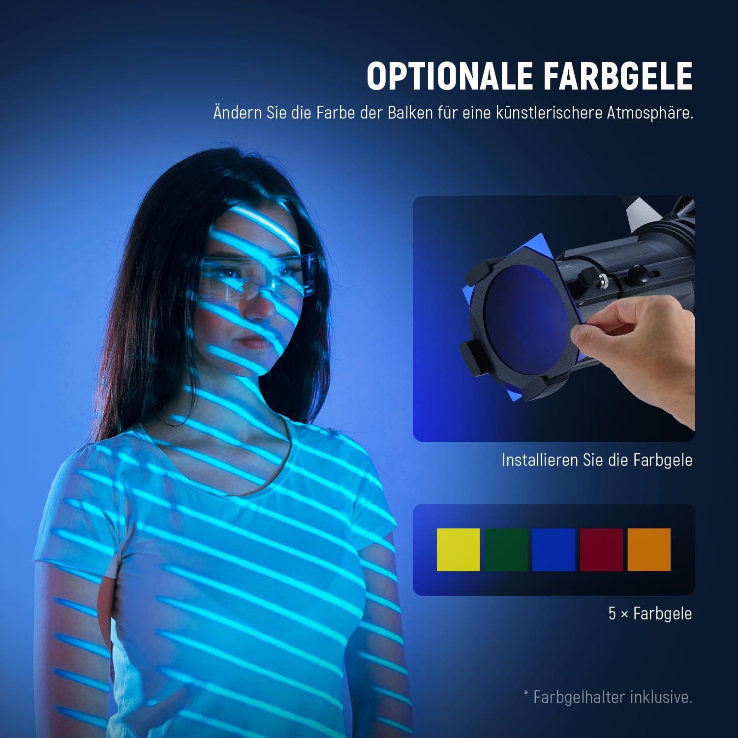 DynaSun A185 XXL Snoot Reflektor - Engstrahler Mit Wabe Für Bowens Blitzgeräte