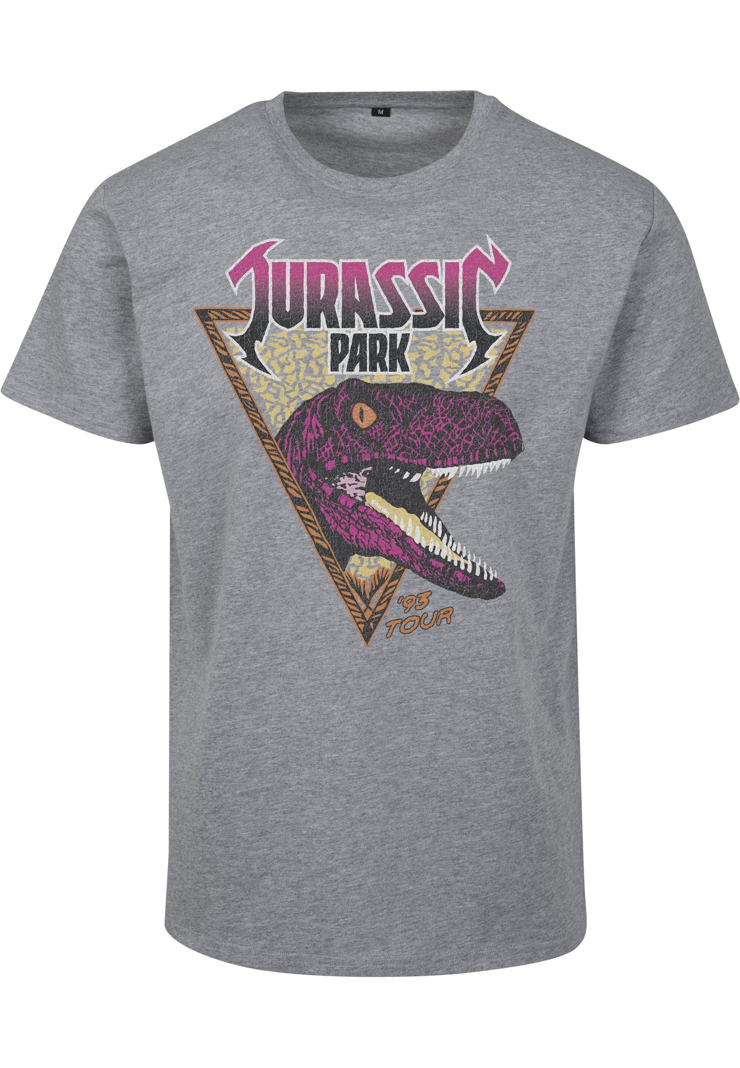 Merchcode Kurzarmshirt Herren Jurassic Park Pink Rock Tee (1-tlg)