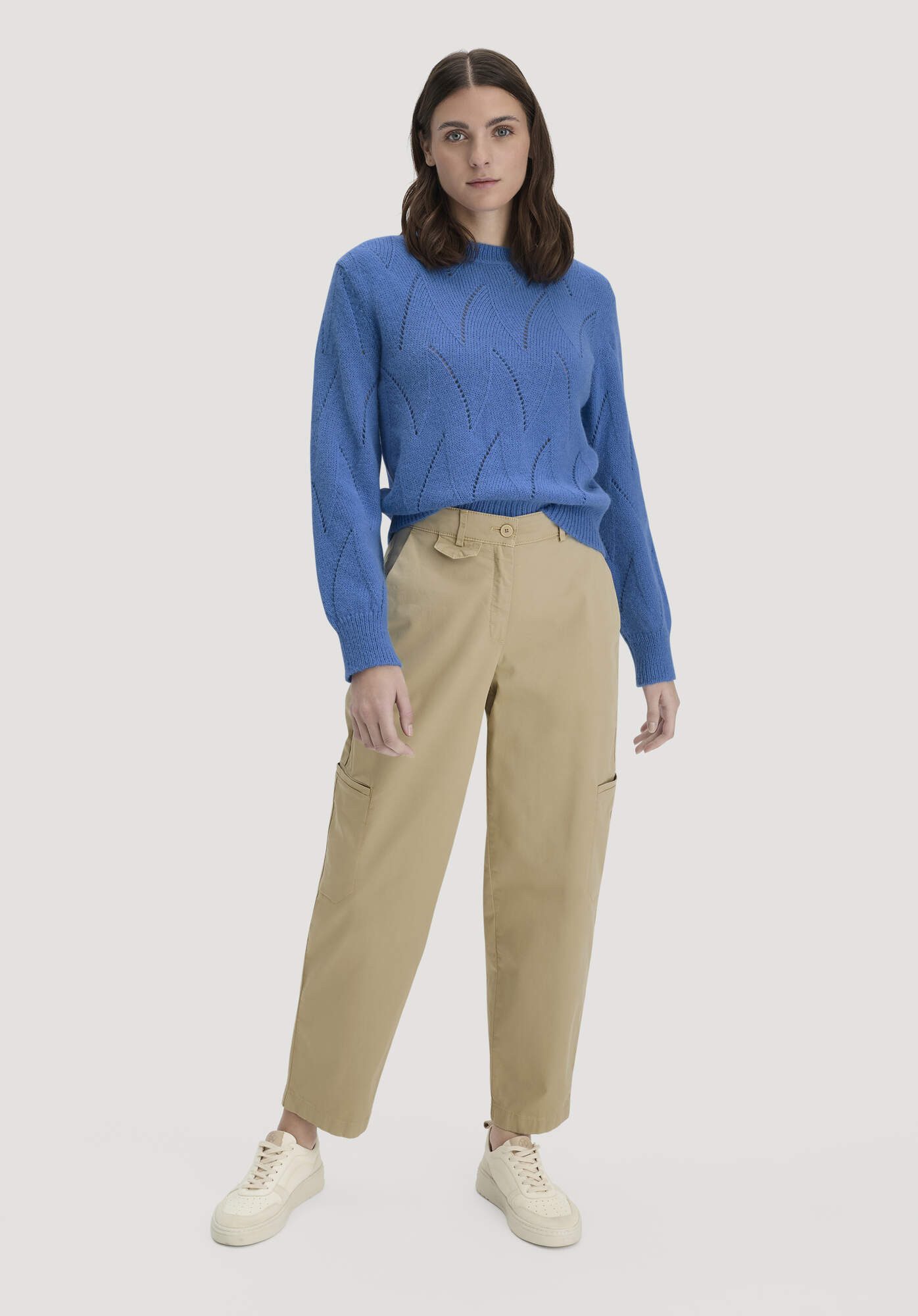 Hessnatur Stoffhose Soft Utilty Cargo Relaxed aus Bio-Baumwolle (1-tlg)