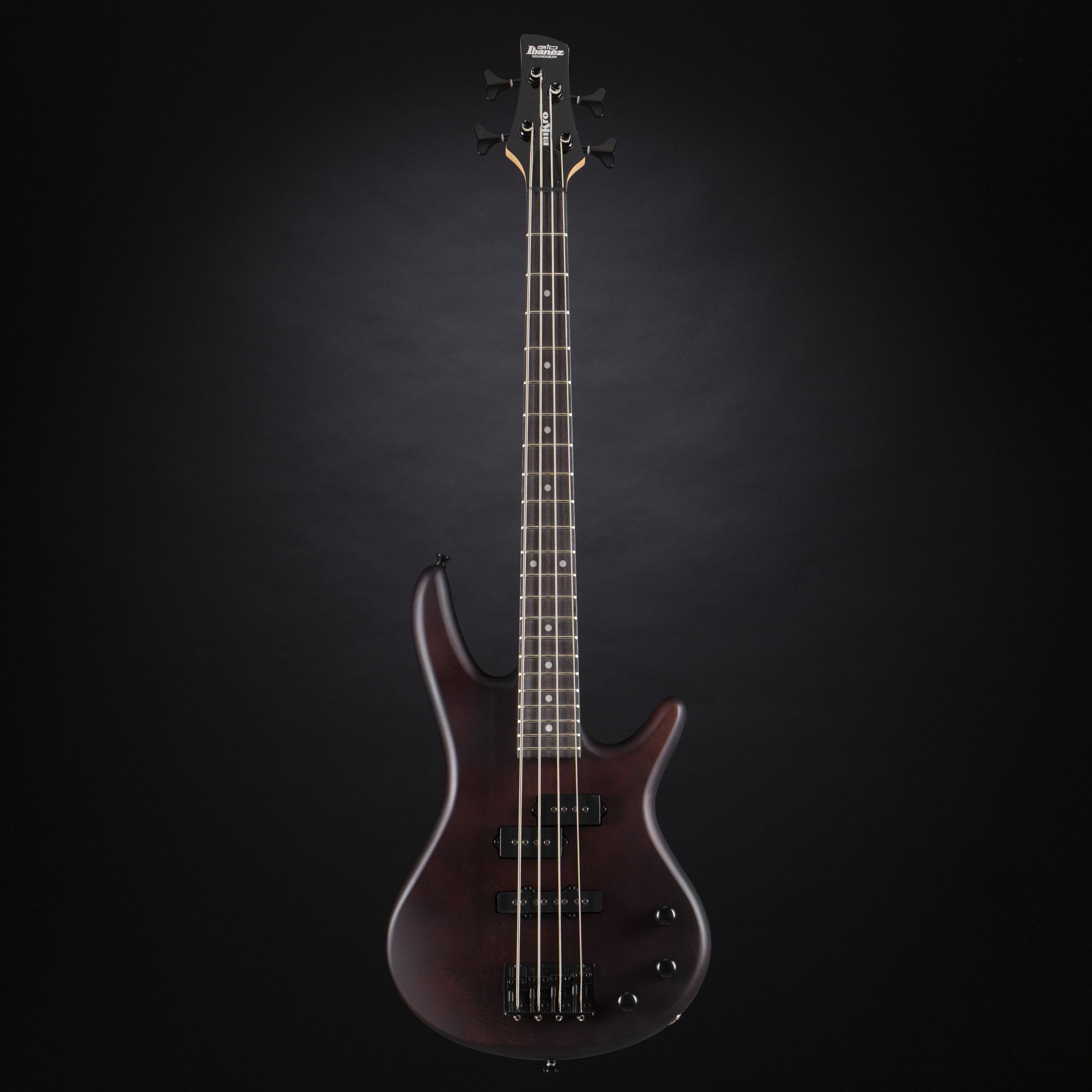 Ibanez E-Bass, miKro GSRM20B-WNF Walnut Flat, E-Bässe, 4-Saiter E-Bässe, miKro GSRM20B-WNF Walnut Flat