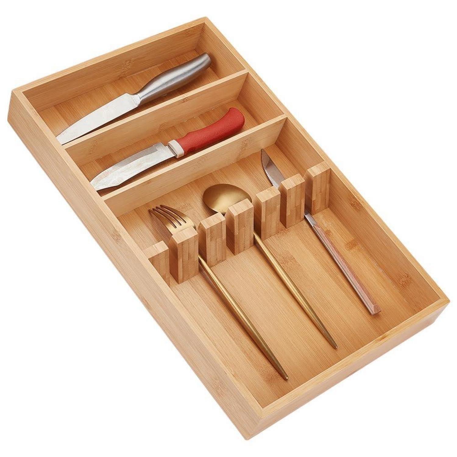 LuxusKollektion Besteckeinsatz Besteckschubladen Organizer 3 Fach (1 St)