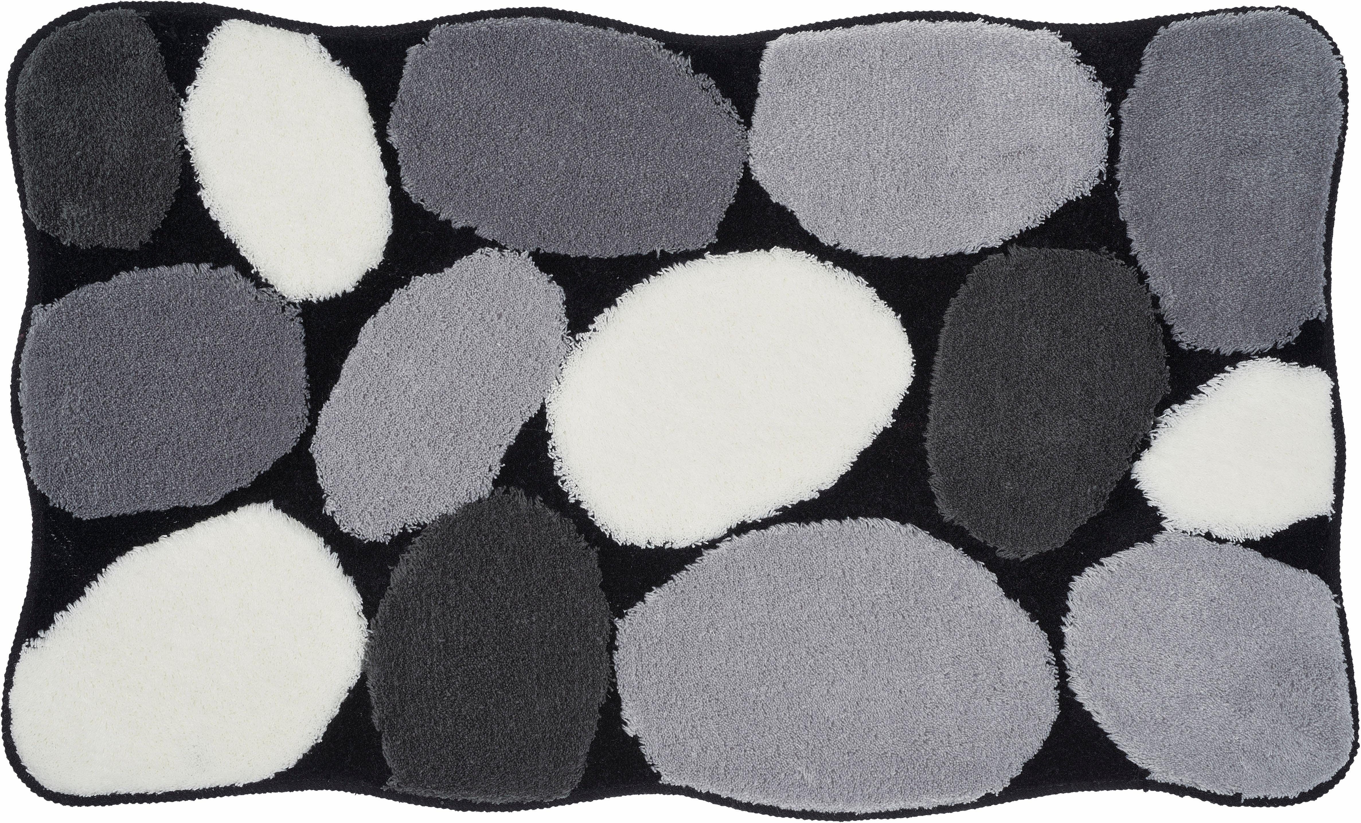 Kleine Wolke Badematte Stone, Höhe 15 mm, rutschhemmend beschichtet, fußbod günstig online kaufen