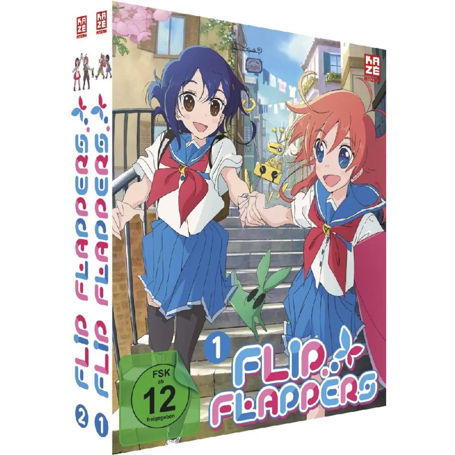 DVD Flip Flappers - Gesamtausgabe - Bundle - Vol.1-2 - DVD