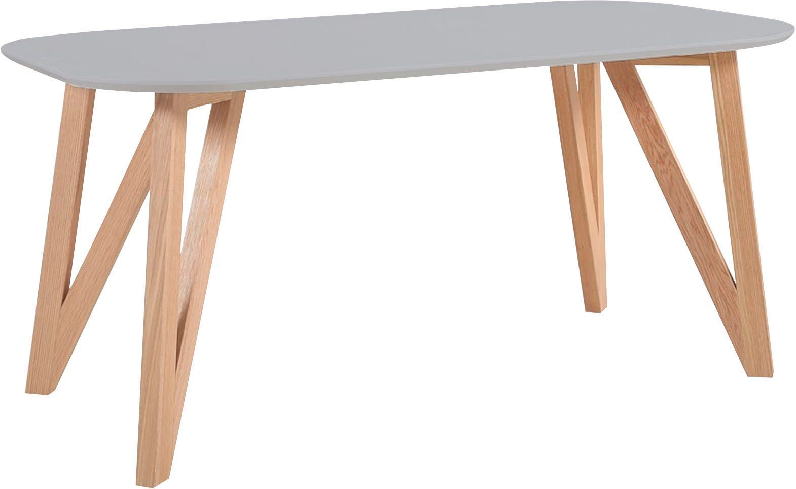 SalesFever Esstisch Solna - Stilvoller Tisch für Ihr Zuhause, Massive Eichen-Haarnadelbeine: Natürliches Design-Statement