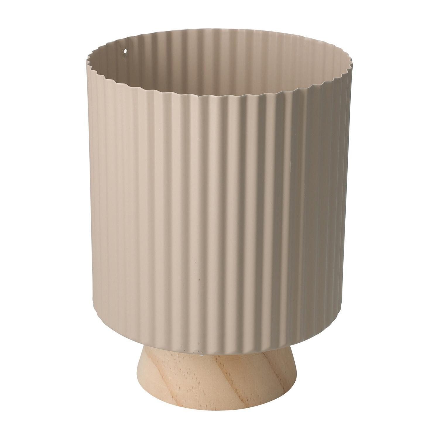 Koopman Blumentopf NORA, Ø 18 x H 23 cm, Sandfarben, Eisen, (1 St)