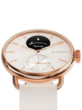 Withings Quarzuhr Withings HWA10-model 3-All-Int ScanWatch 2 Sand 38