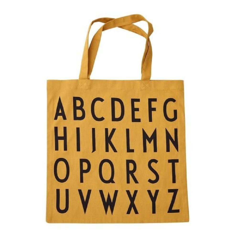 Design Letters Einkaufskorb Favourite Tasche ABC Senfgelb