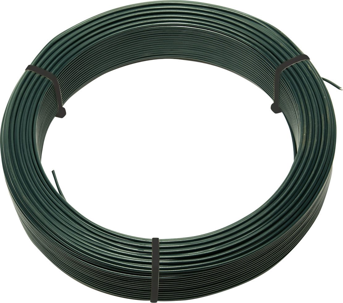 Floraworld Rankhilfe Floraworld Bindedraht 110 m x 3,1 mm moosgrün
