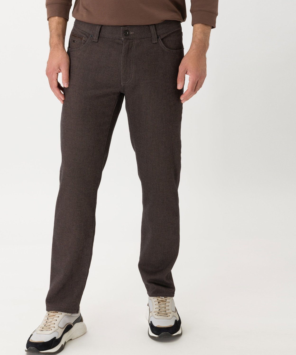 STYLE.CADIZ Brax dark brown 5-Pocket-Jeans C