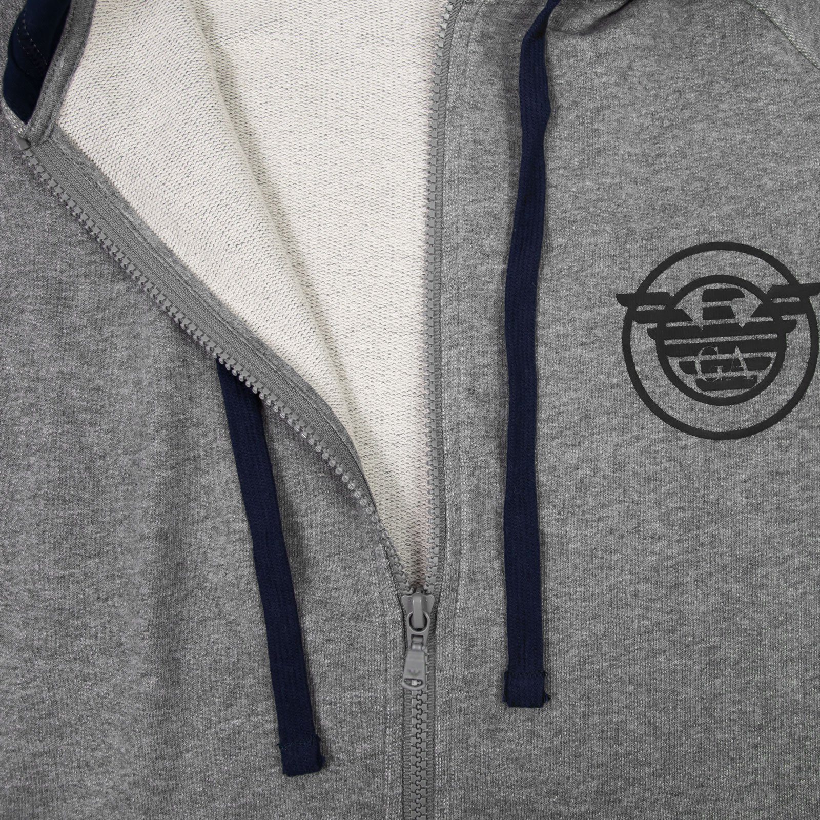 Emporio Armani Kapuzensweatjacke Hooded Zip Sweater Long Sleeve aus weichem French Terry