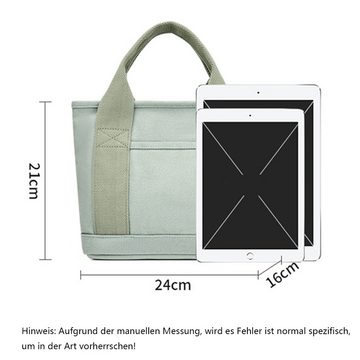 Schatztasche Schultertasche Schultertasche Canvas Tasche Mode einfach große Kapazität Handtasche
