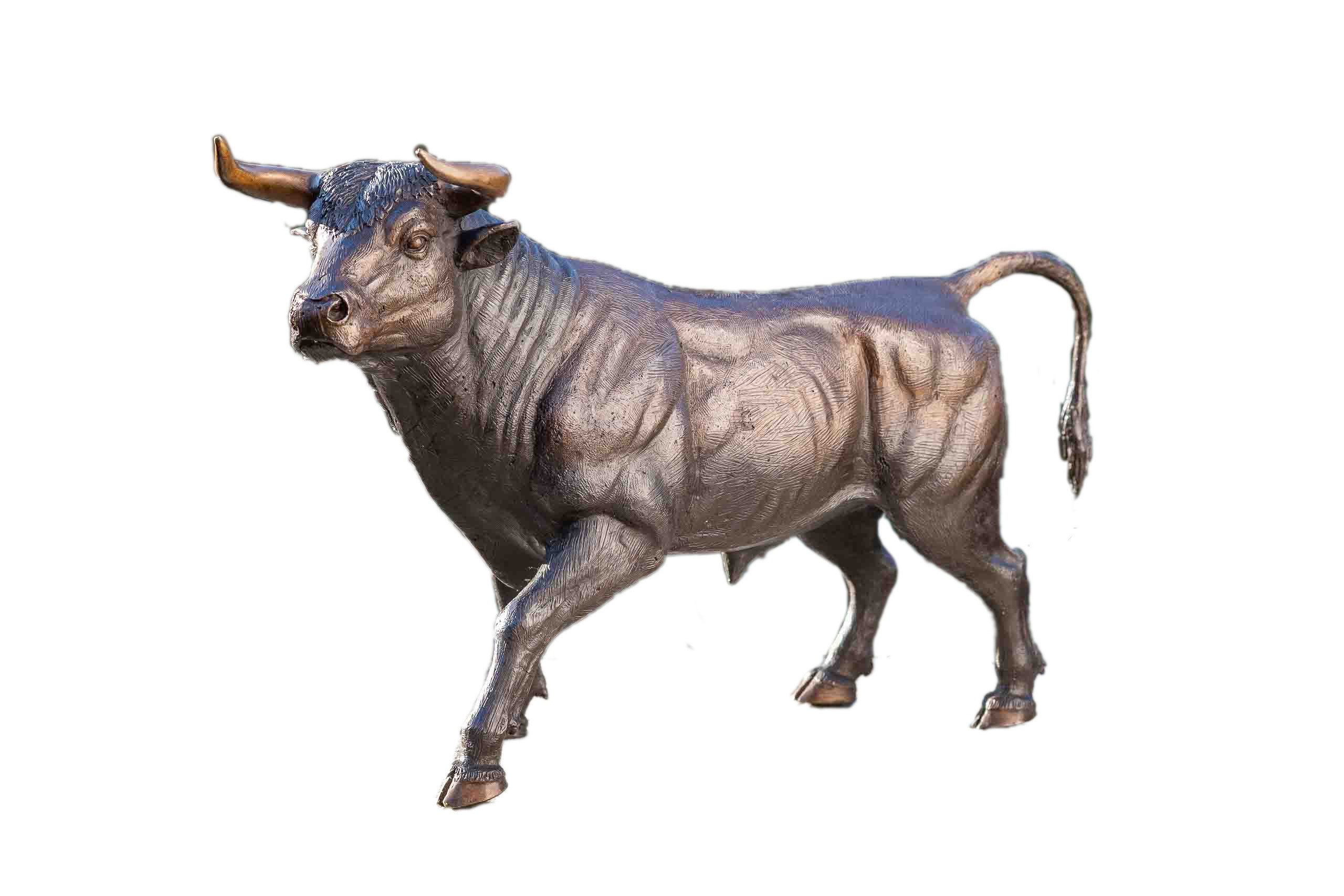 Gartenfigur IDYL Bronze-Skulptur Stier