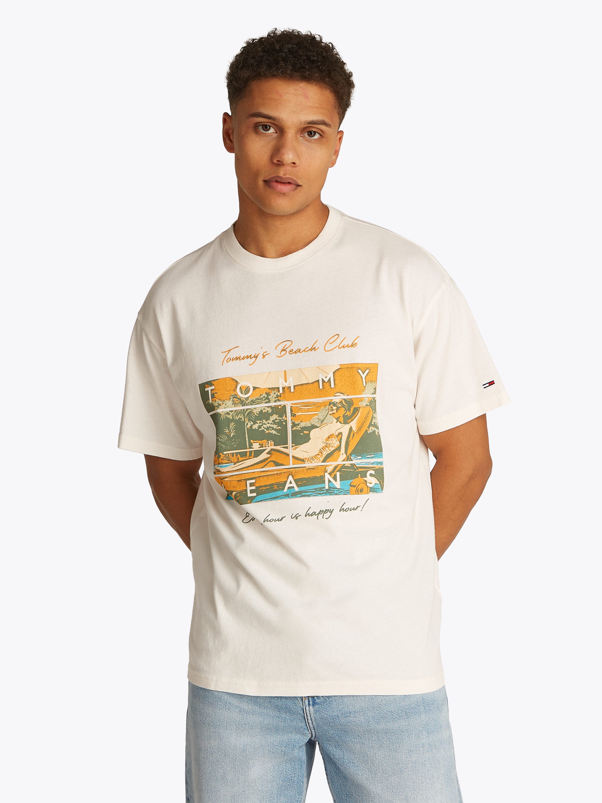 Tommy Jeans T-Shirt TJM RLX BEACH CLUB GRAPHIC TEE günstig online kaufen