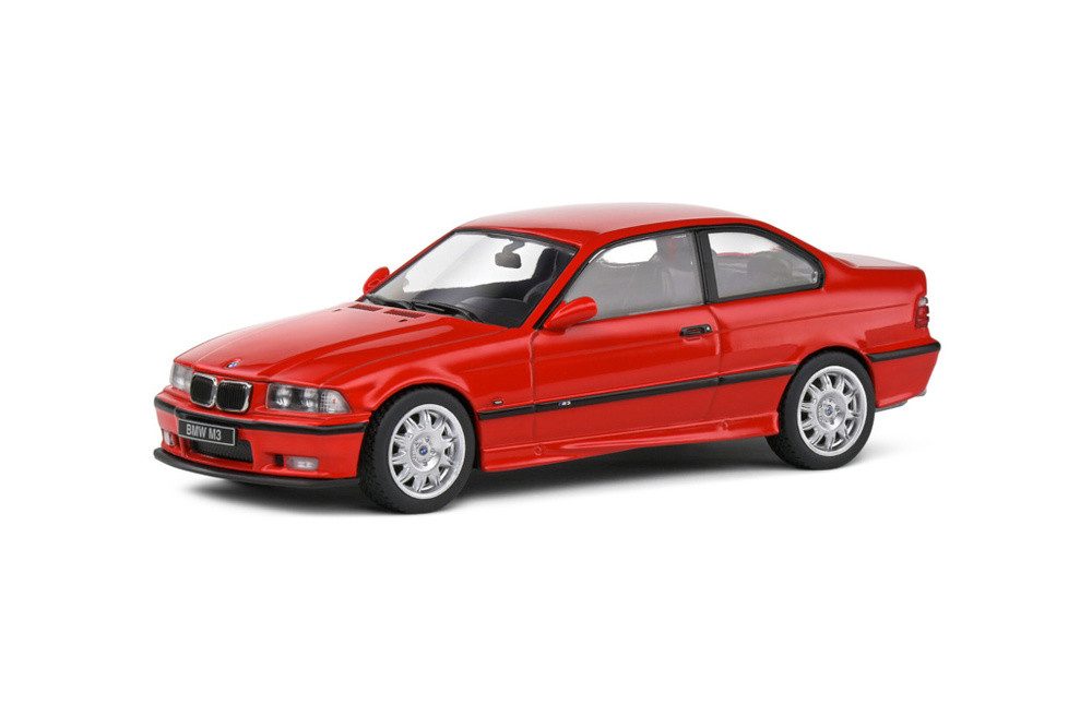 Modellauto BMW M3 Coupe E36 1999 rot
