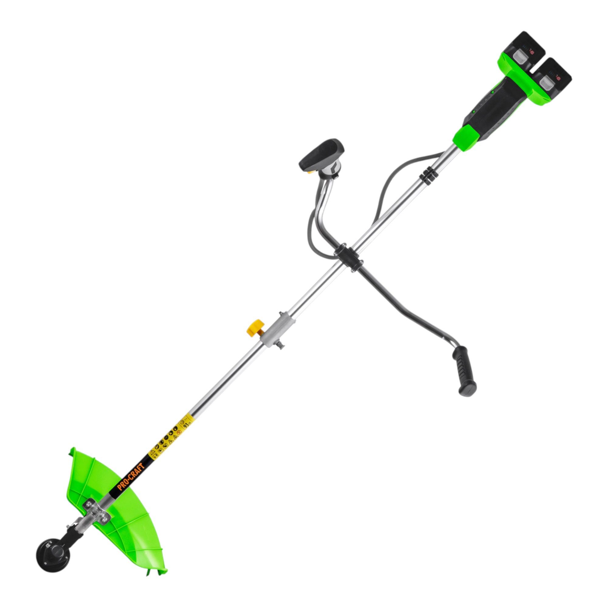 PRO CRAFT Akku-Freischneider ATA-40/2 Akku Freischneider 40 V (2x 20 V) 420 mm Brushless + 2x