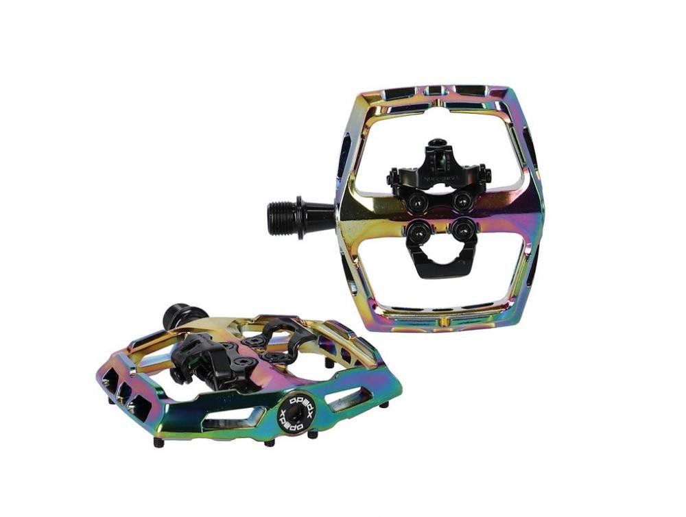Xpedo Plattformpedale Xpedo Pedal AMBIX oilslick 9/16 Zoll einseitig XPC XTF03AC