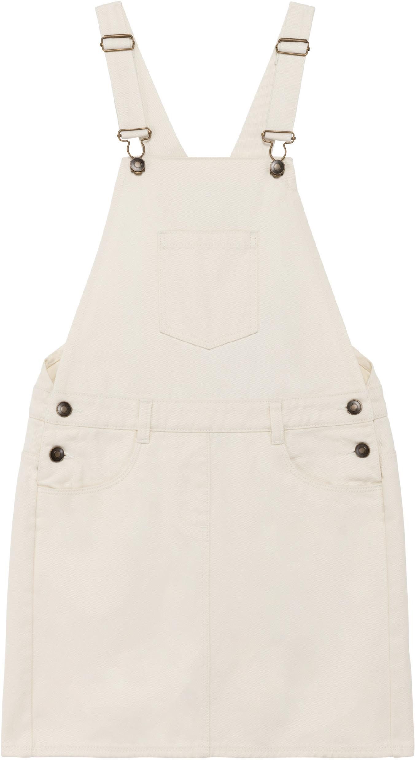 Native Spirit Sweatkleid Umweltfreundliches Damen-Latzkleid