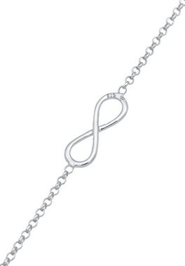 Elli Kette mit Anhänger Infinty Trend Halskette 925 Silber, Infinity