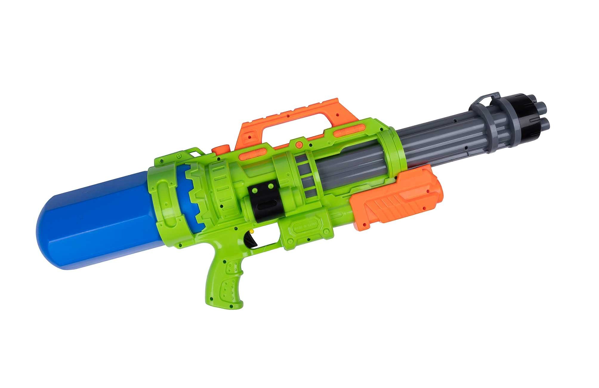Eddy Toys Wasserpistole Pumpgun Wasserpistole (1500ml Wassertank, bis zu 6 Meter Reichweite), Wasserspritzpistole