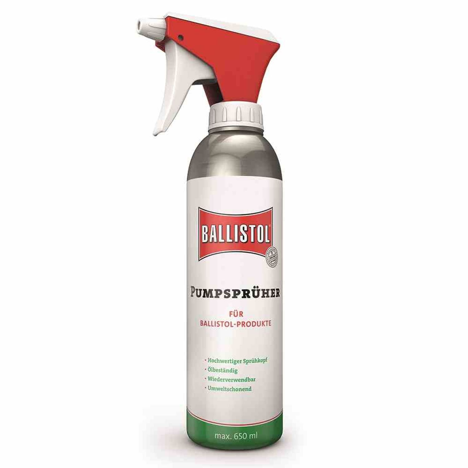 Sprühflasche Pumpsprüher 650ml leer für Ballistol-Produkte Handsprüher Sprüher Heim