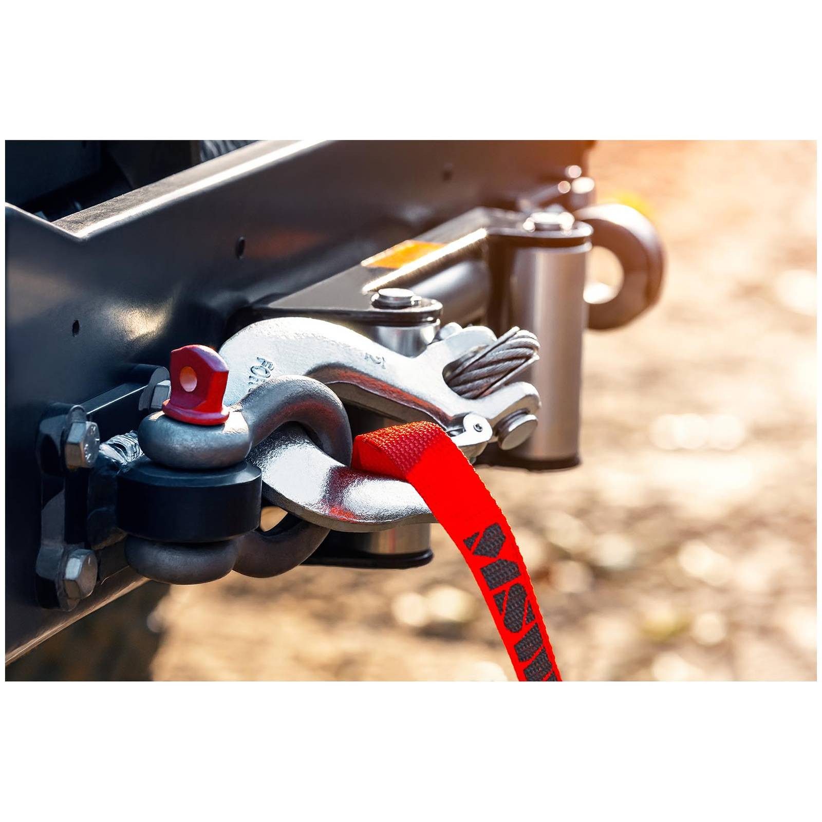 MSW Seilwinde 4310 kg 12 V Elektrische Seilzug Offroad Motorwinde