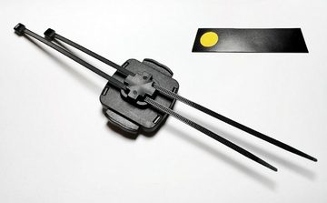 TEASI Bike Fahrrad Motorrad Halter Fix Light Lenkerhalter schwarz ca. 4 x 5 x 3 cm Navigationsgeräte-Halterung
