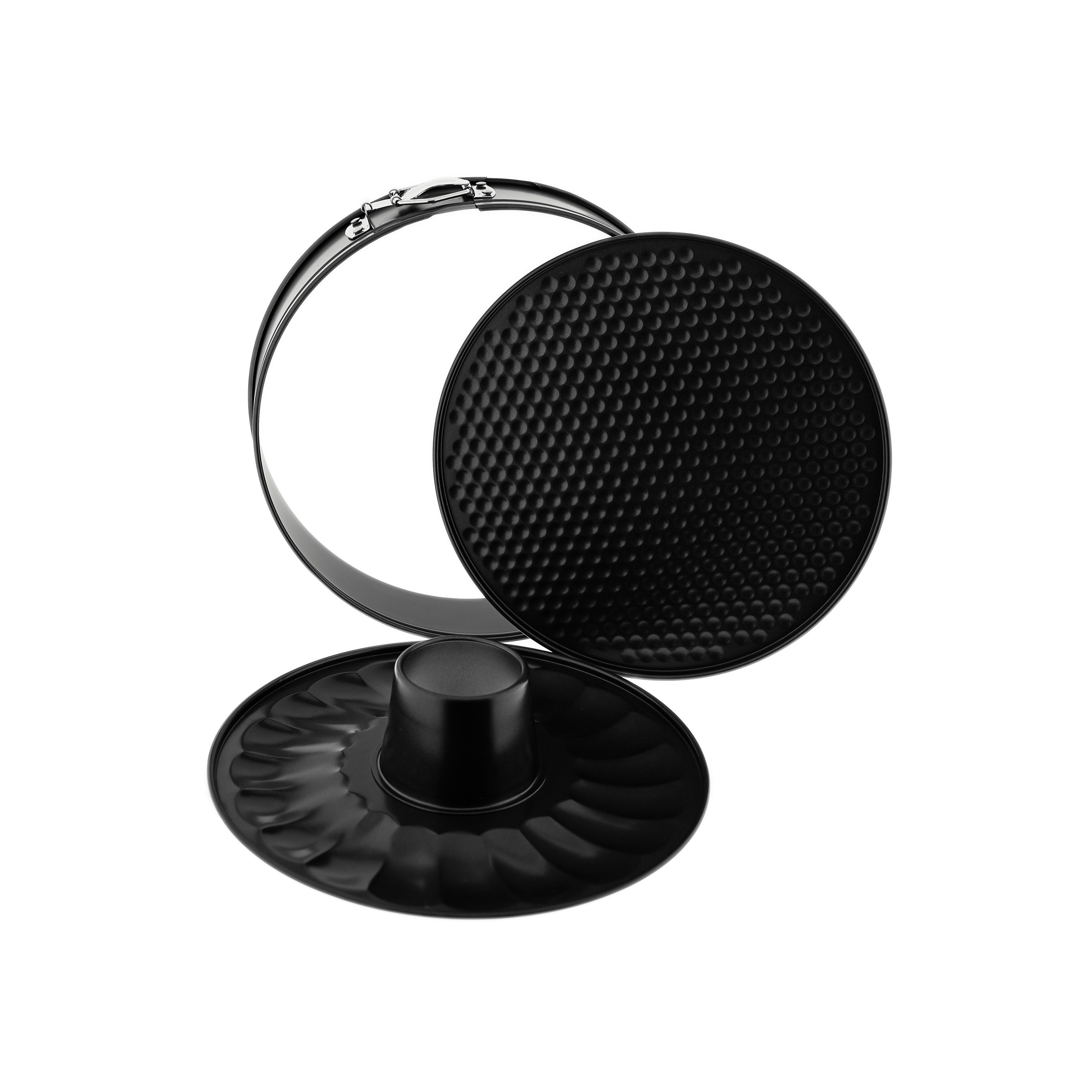 Michelino Springform Backform rund Ø 26 cm mit 2 Böden, Antihaftbeschichtung, (1-tlg), Antihaftbeschichtet