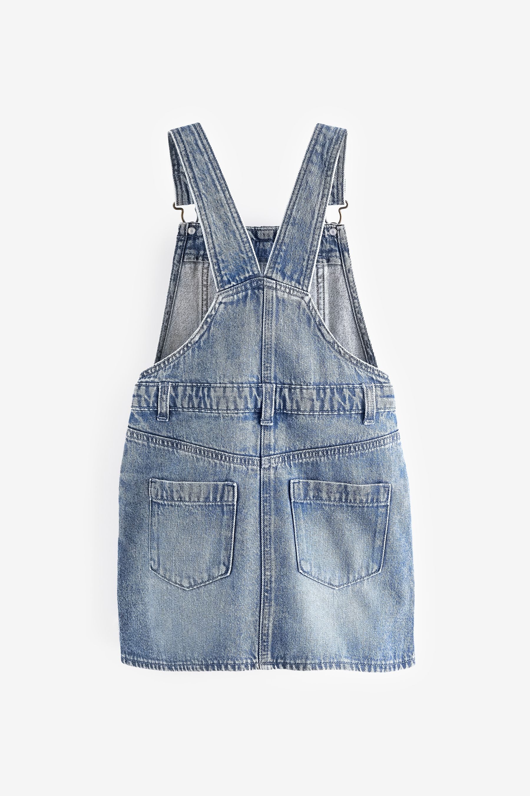 Next Latzkleid Trägerkleid aus Denim (1-tlg)