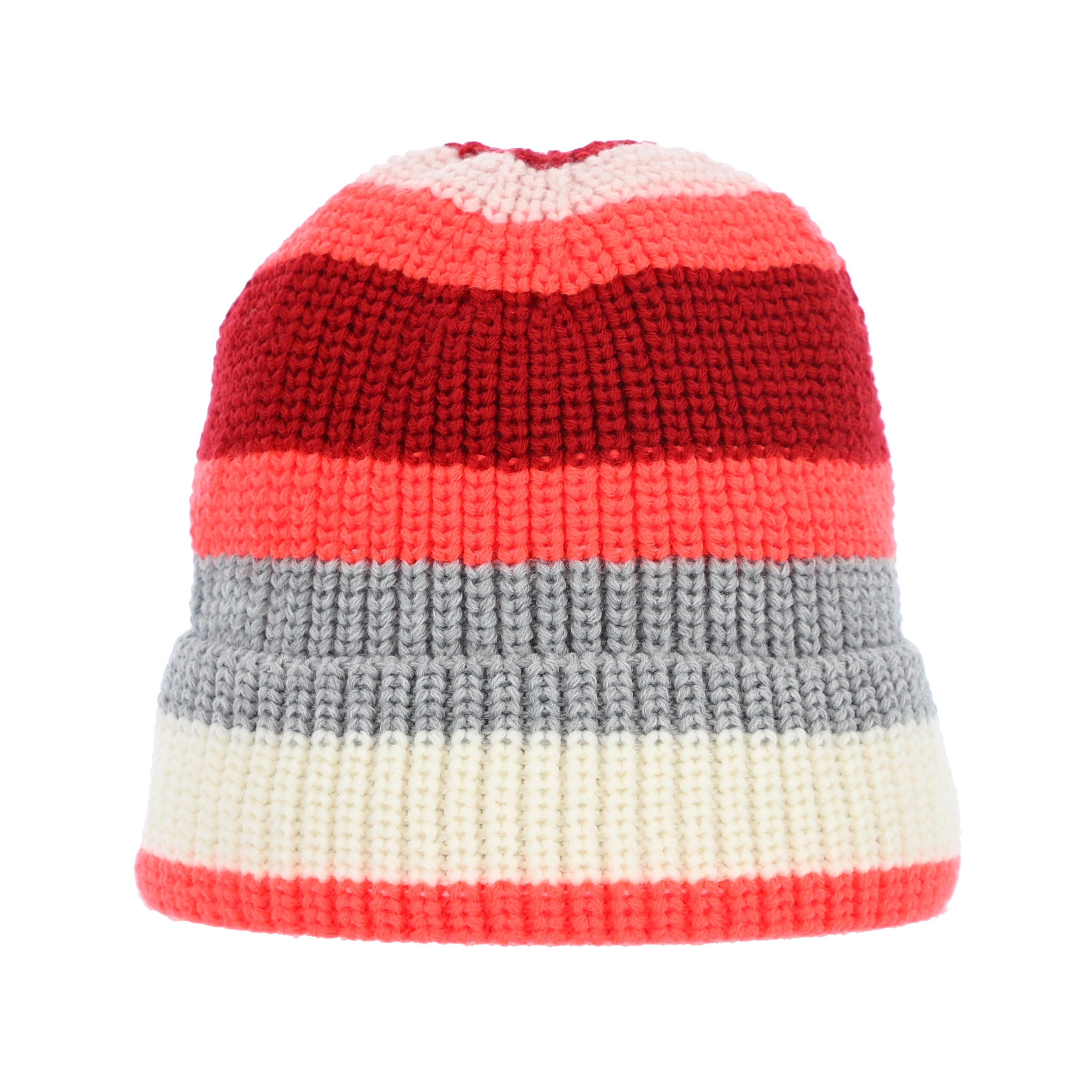 halsüberkopf Accessoires Strickmütze Mütze Streifen mit 5 Farben