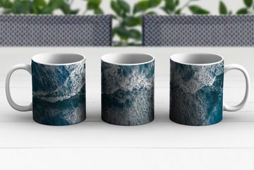 MuchoWow Tasse Meer - Wellen - Schaum, Keramik, Kaffeetassen, Teetasse, Becher, Teetasse, Geschenk