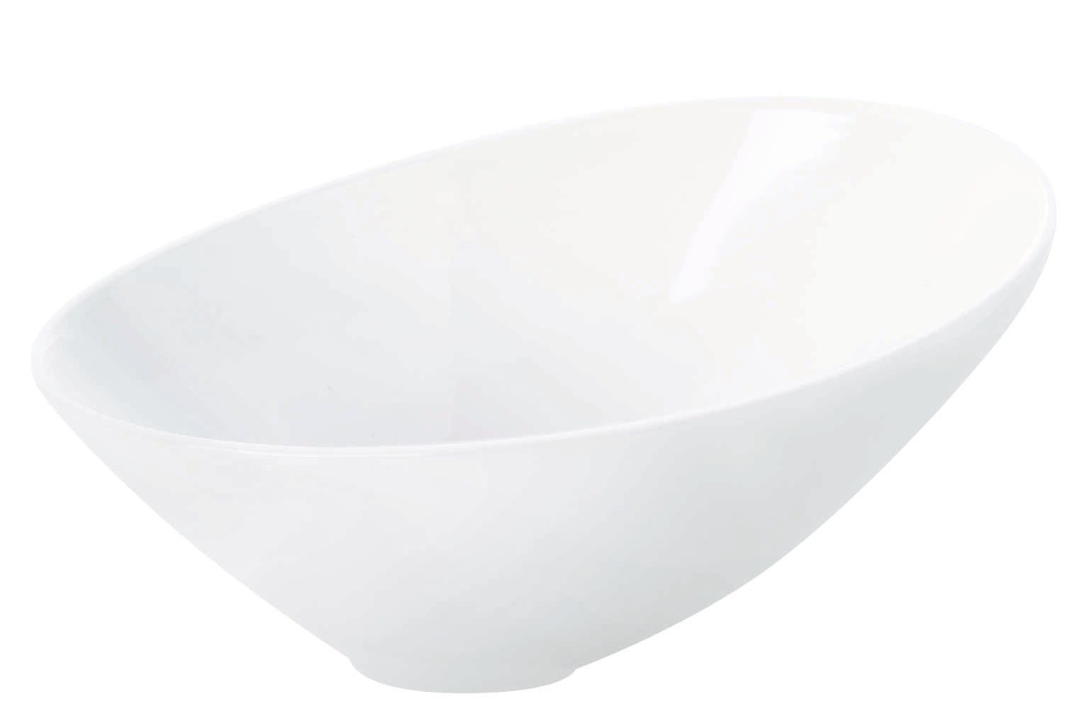 ASA SELECTION Schale vongole Schale asymmetrisch weiss 15,5 cm, Porzellan, (Schüsseln & Чаши), Geschirr