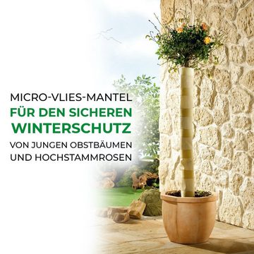 Bio Green Winterschutzvlies Stammschutz Micro-Vlies-Mantel H100 x B30cm UV-beständig, 70 g/m²