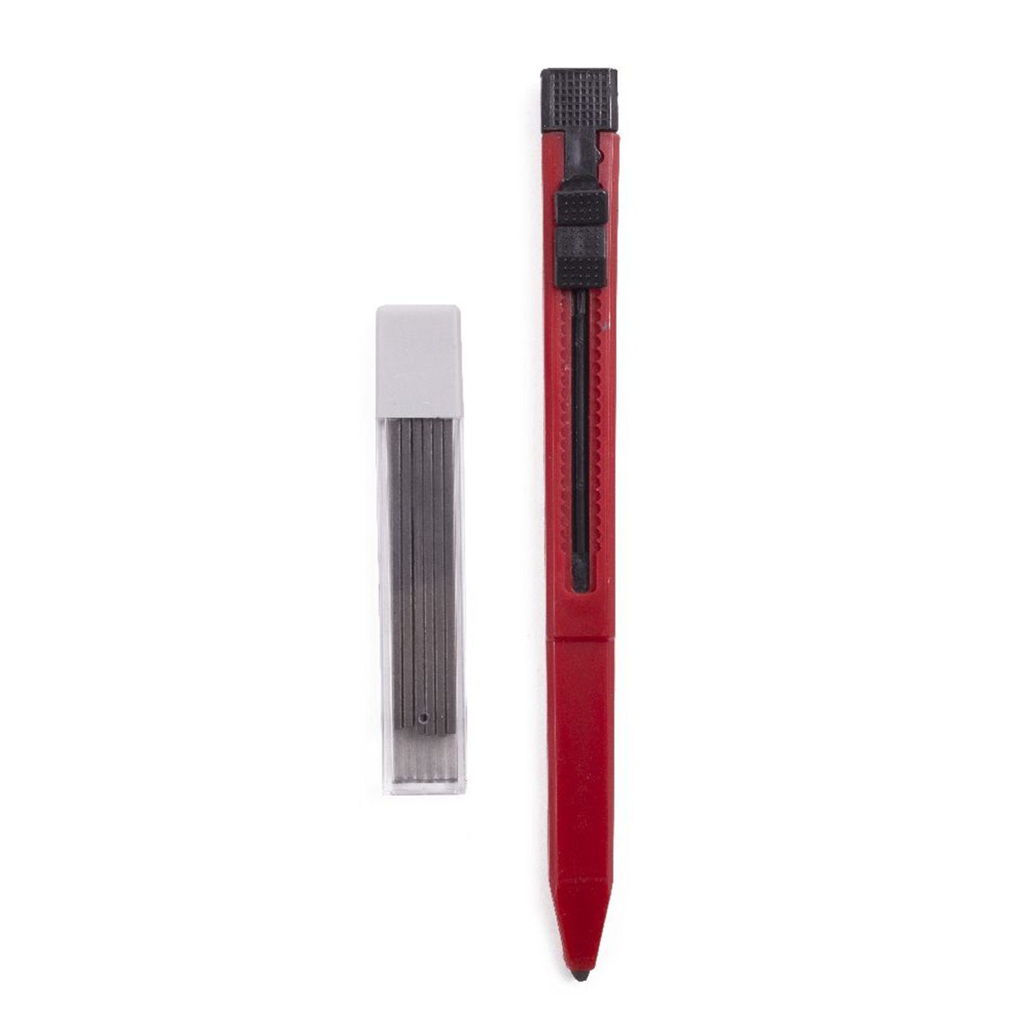 BENSON Bleistift Zimmermannsbleistift 18 tlg Handwerker Bleistift,  (18-tlg), Marker, Ersatzminen, Anspitzer