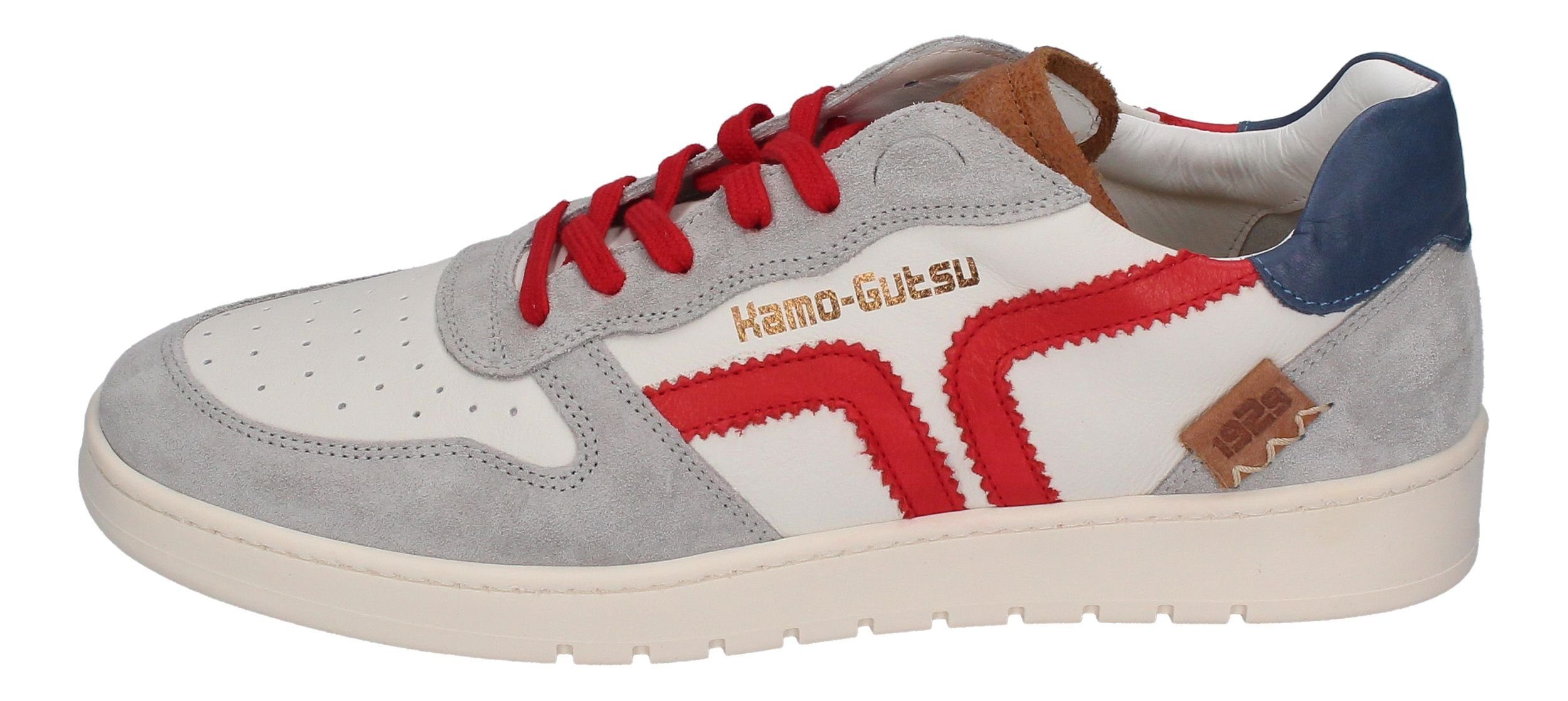 Schuhe Sneaker Kamo-Gutsu CAMPO 048 Sneaker Ash Bianco Riol