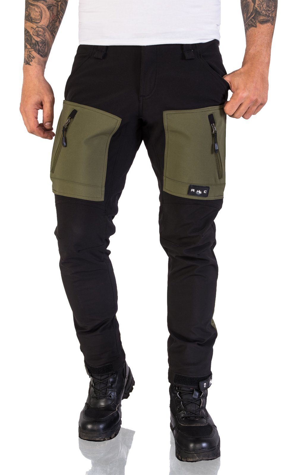 Rock Creek Softshellhose Herren Softshellhose Wanderhose H-196