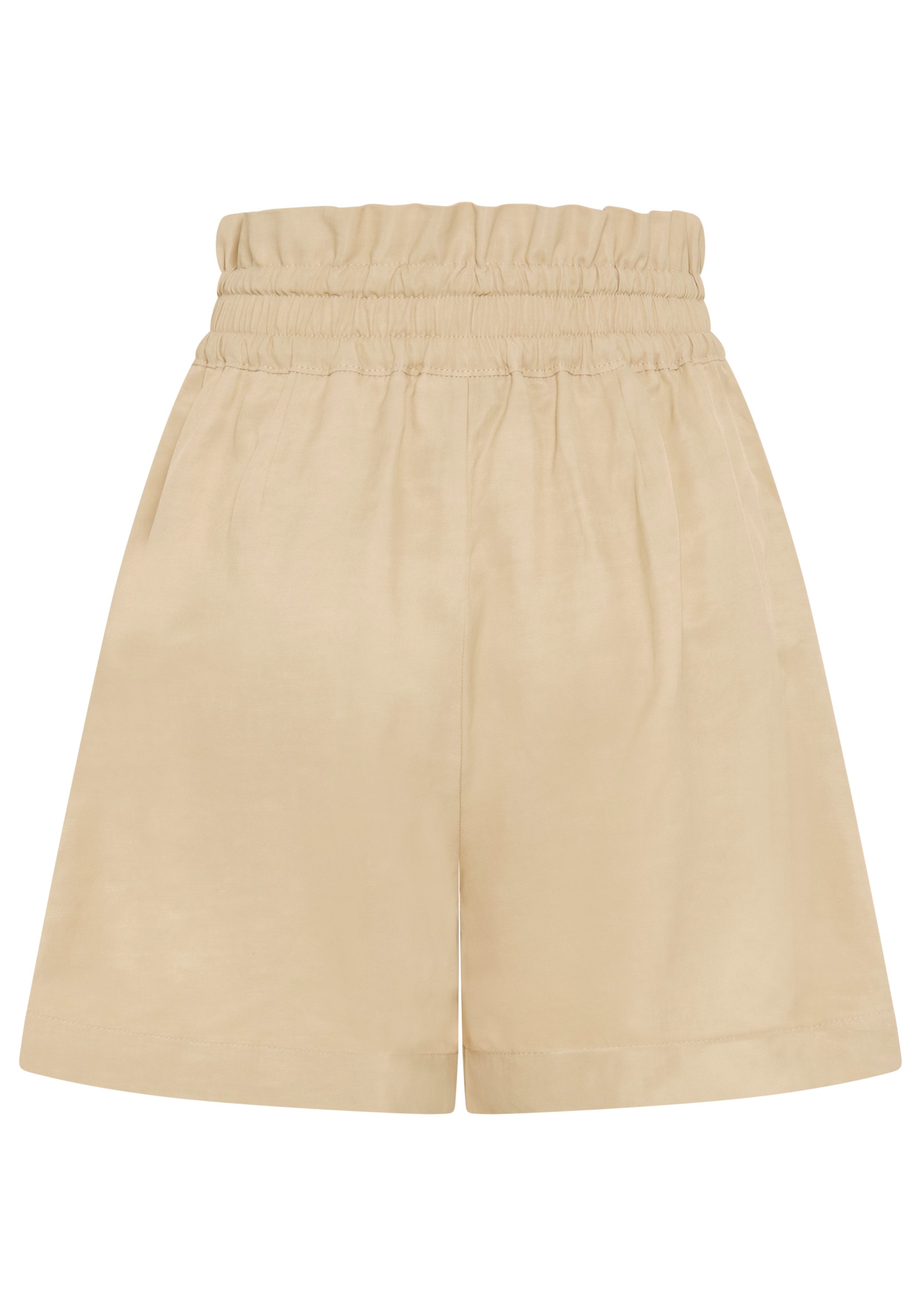 BOSS ORANGE Shorts Tacolina Premium Damenmode High Waist mit doppeltem Bindeband, Paperbag-Look
