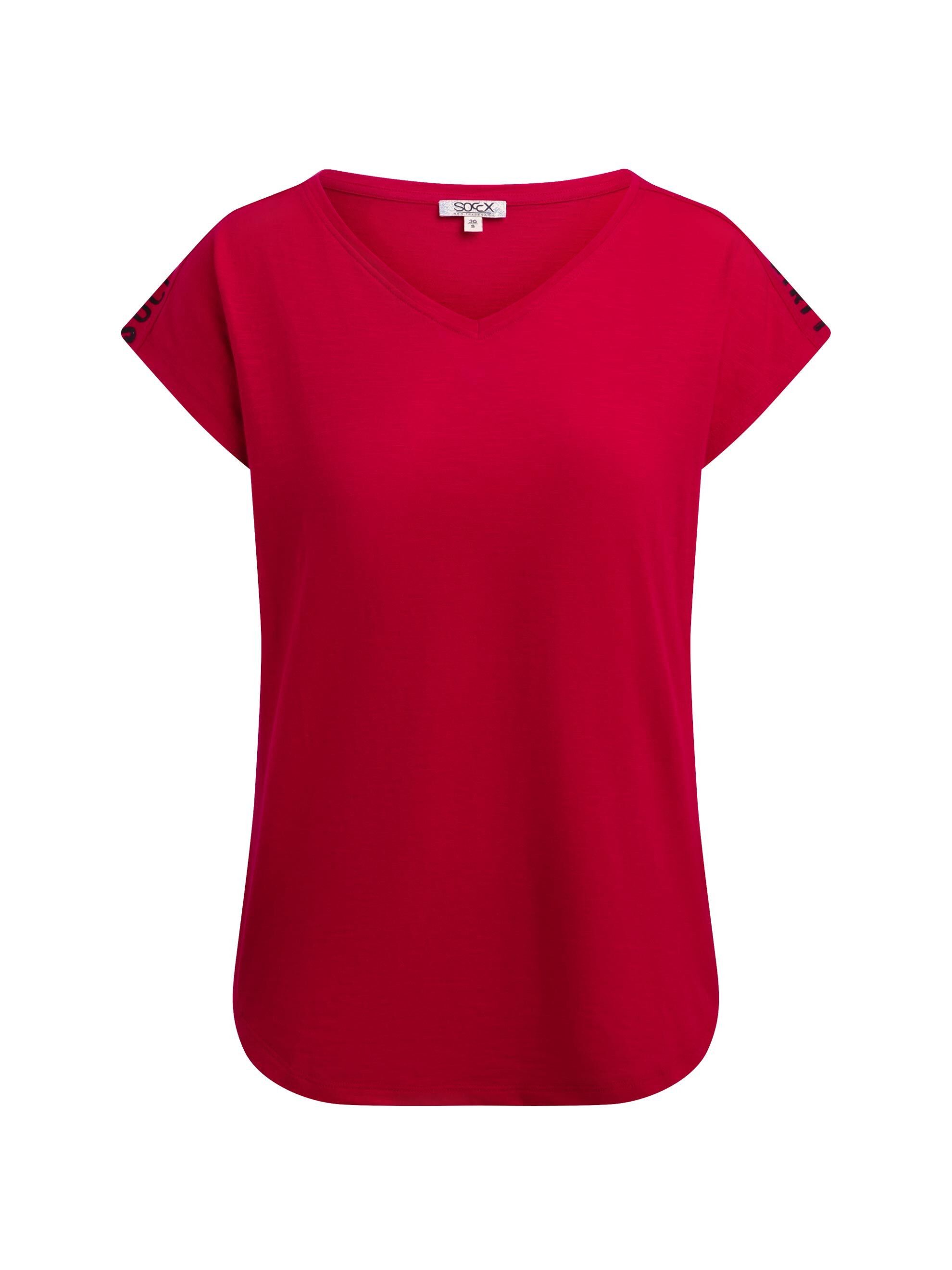 SOCCX V-Shirt mit überschnittener Schulter – Bild 2 von 5