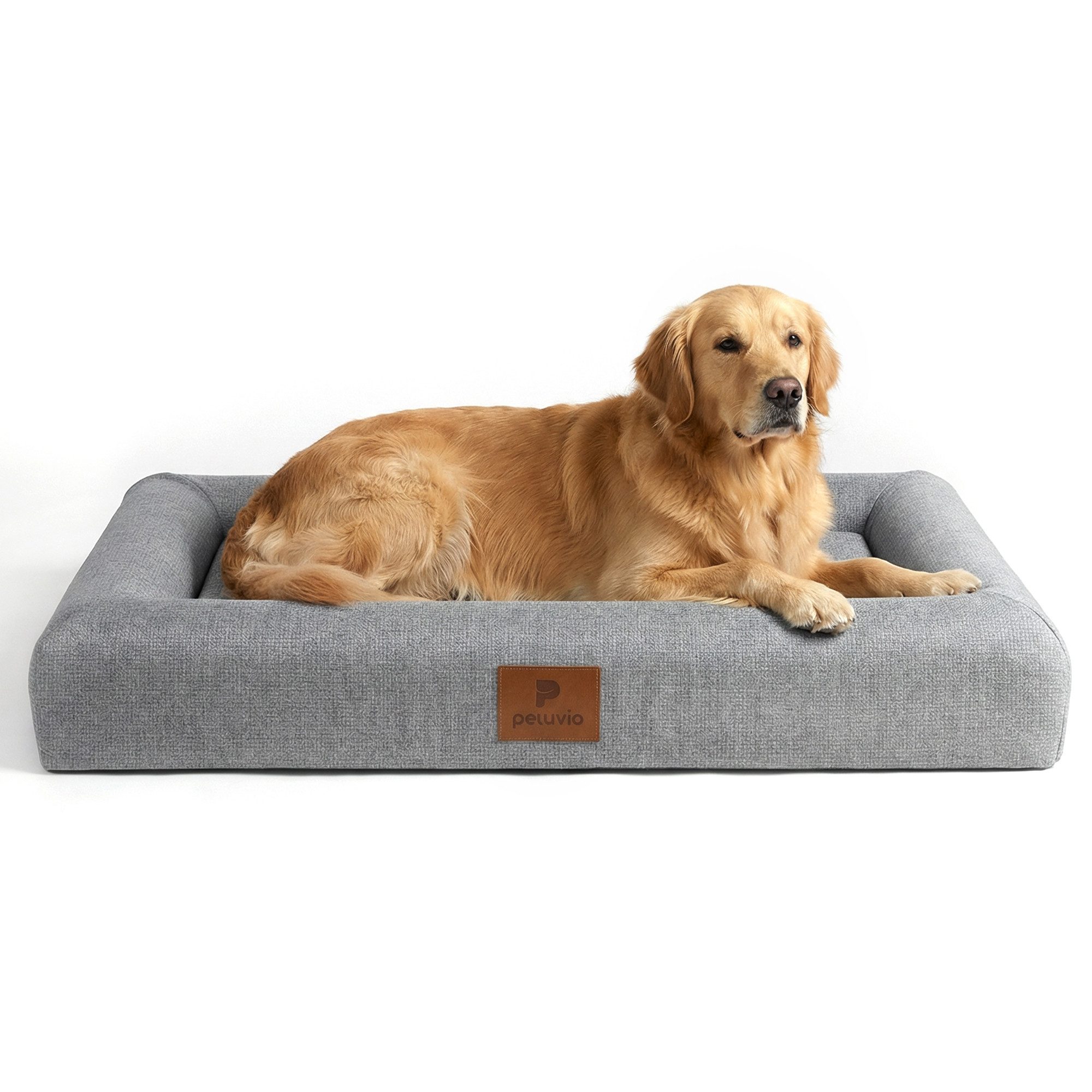 Peluvio Tierbett KIBI, 100% PES (Außenstoff), 270 g/m² (5), Atmungsaktive/Für Hunde und Katzen/Sehr bequem/Modern Design