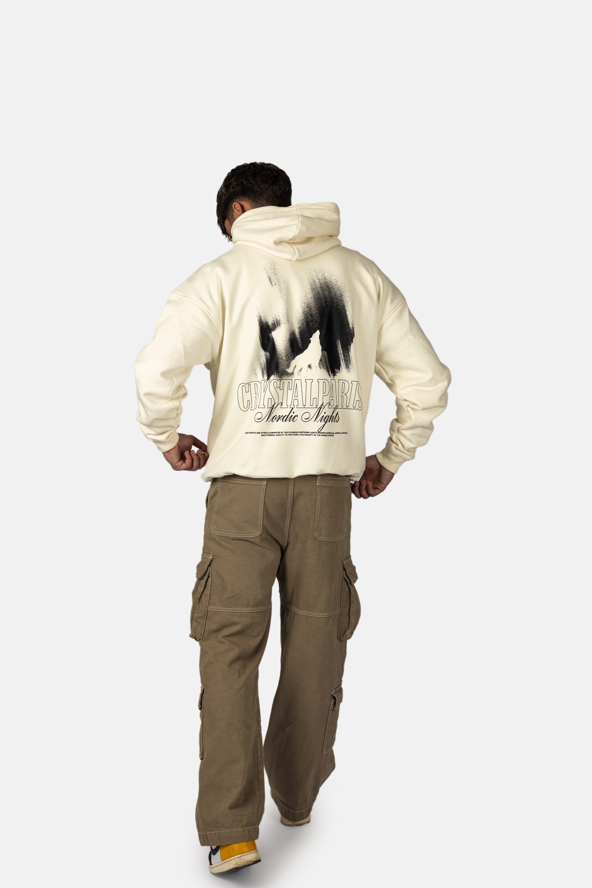 Crystal Paris Kapuzenpullover Wolf (1-tlg)