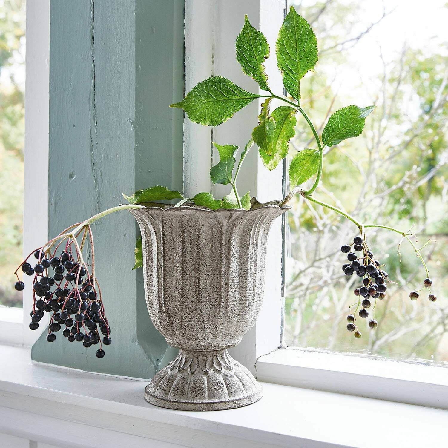 Mirabeau Tischvase Vase Hanson antikcreme