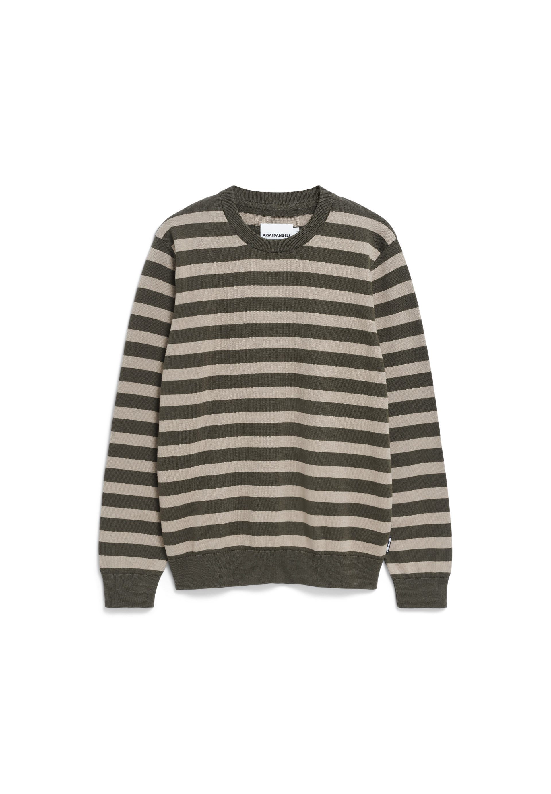 Strickpullover LOUKAA FINE STRIPES Pullover aus Bio-Baumwolle