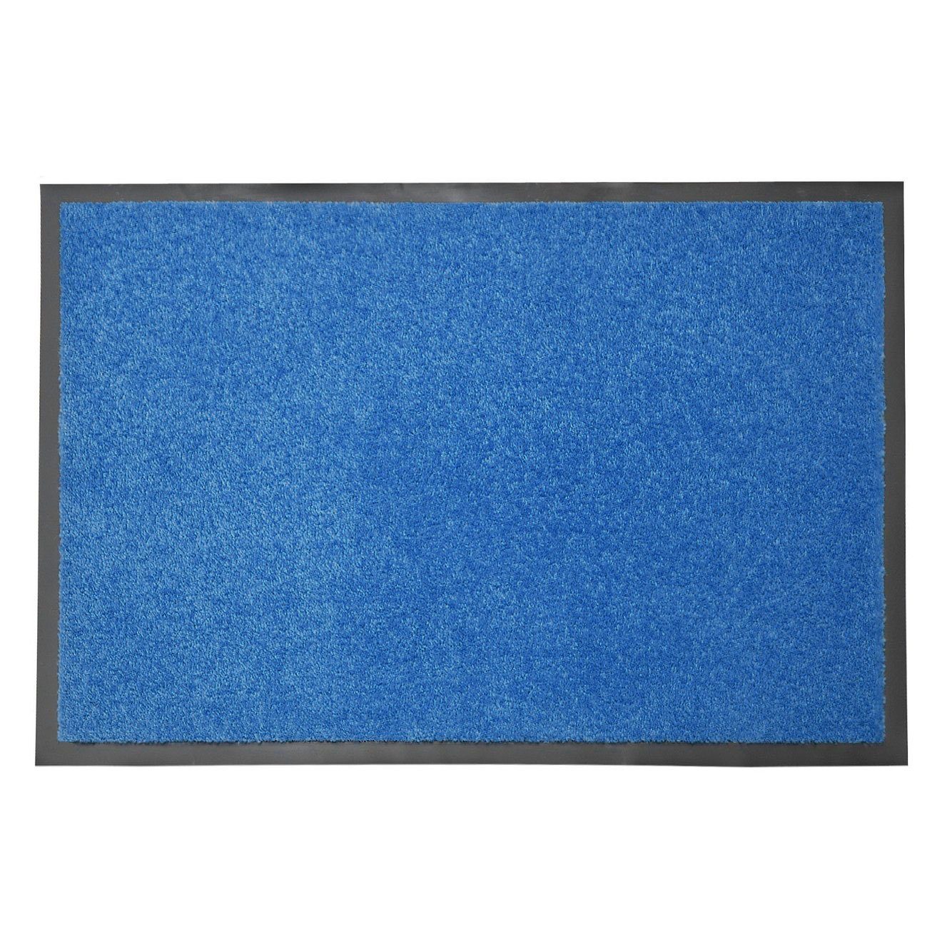 geeignet Größen, Höhe: mm, viele Fußbodenheizung 7 für Karat, waschbar, & Blau rechteckig, Farben Dublin, Fußmatte Sauberlaufmatte