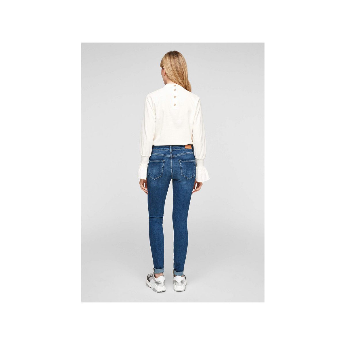 (1-tlg) blau 5-Pocket-Jeans regular s.Oliver