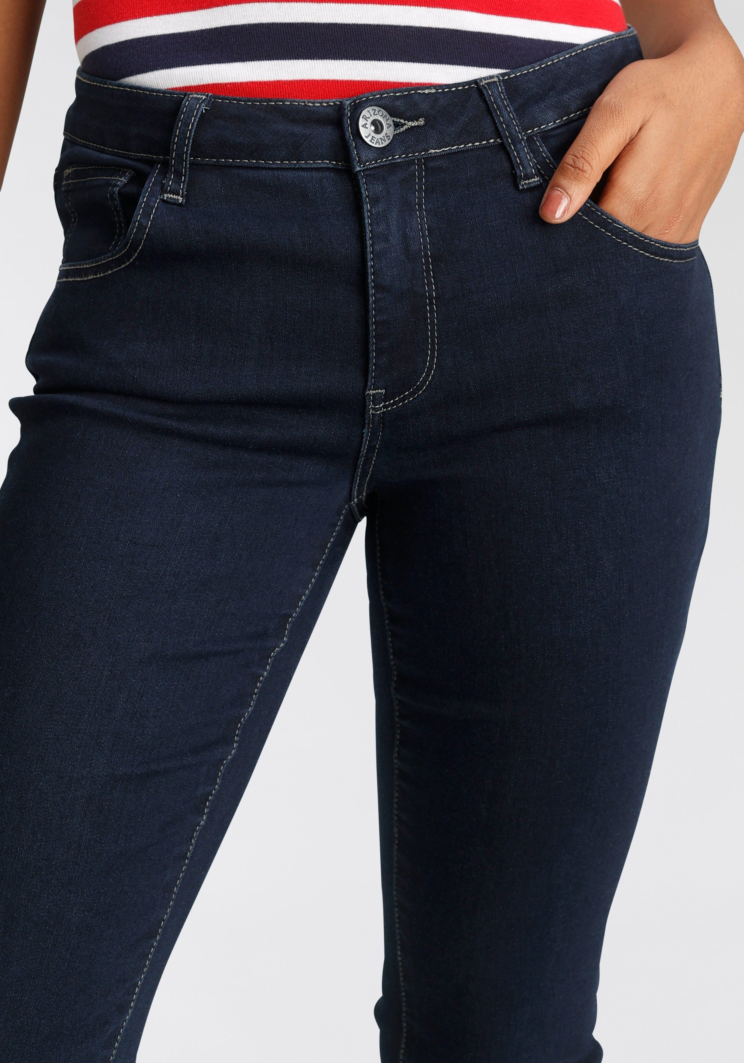 Arizona Skinny-fit-Jeans Waist rinsed Mid Ultra-Stretch