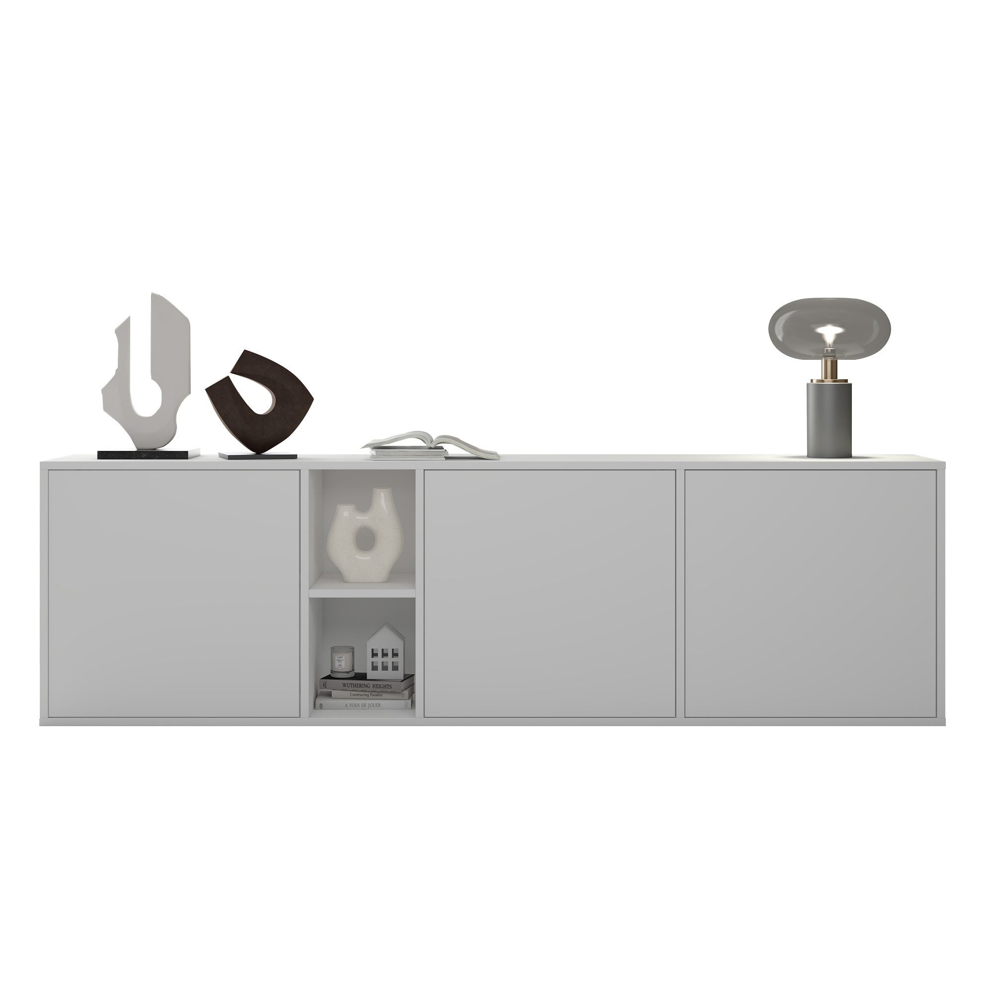 doporro Sideboard Aufbewahrungsschrank Hängend oder Stehend Wohnbereich Schrank 02