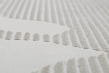 Teppich Sara, Esprit, Höhe: 12 mm, hergestellt aus 100% recyceltem Material, weich, Hoch-Tief Struktur