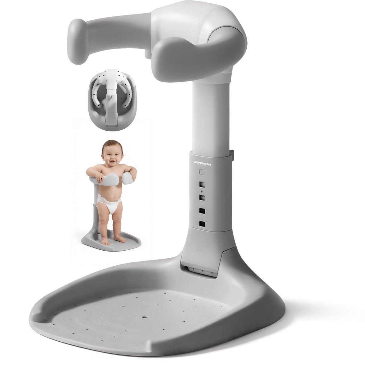 Vulpes Goods Wannenständer BabyCare Duschständer, höhenverstellbar und klappbar
