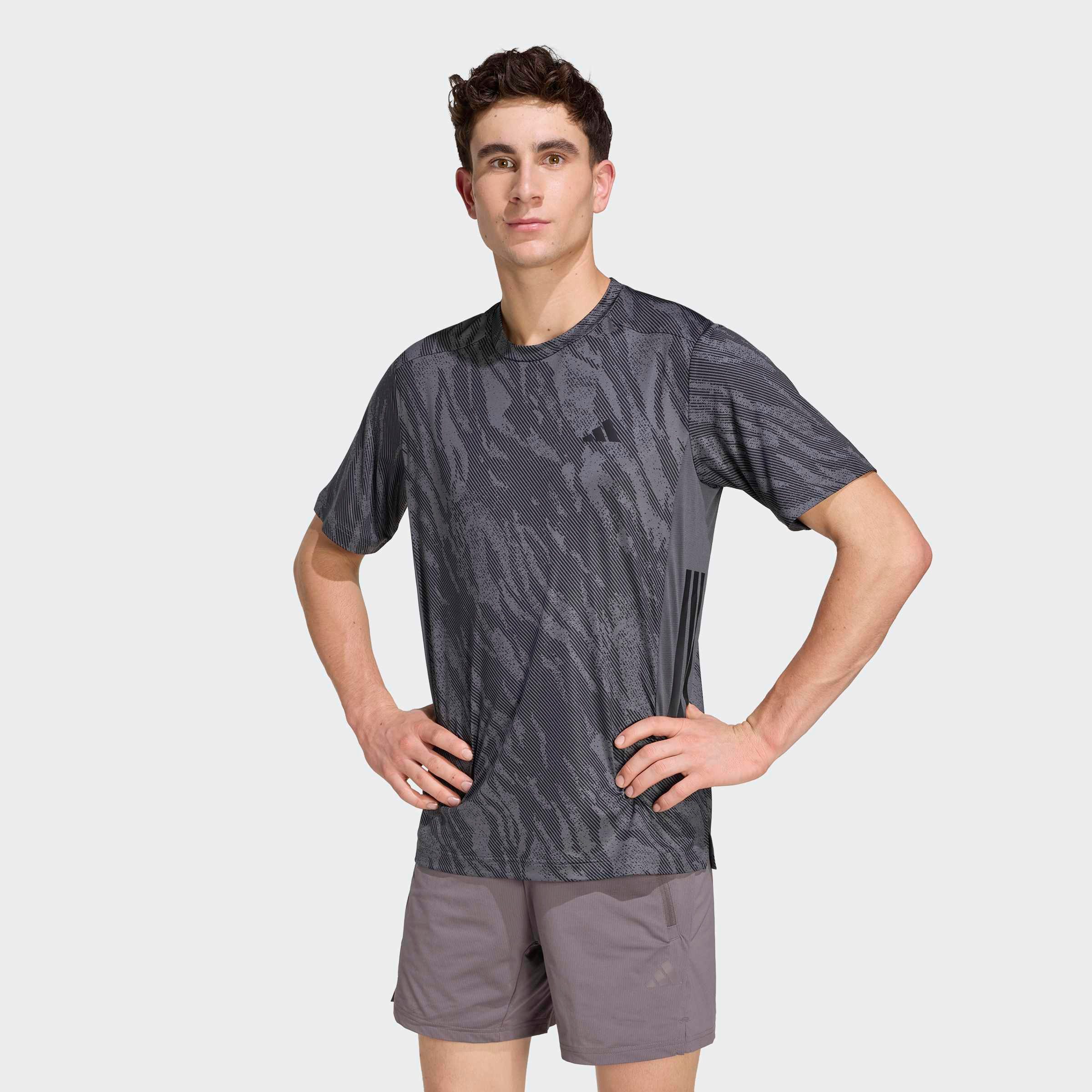 adidas Performance T-Shirt COOL INTENSITY WORKOUT sportlicher Stil, mit Rundhalsausschnitt, ohne Verschluss
