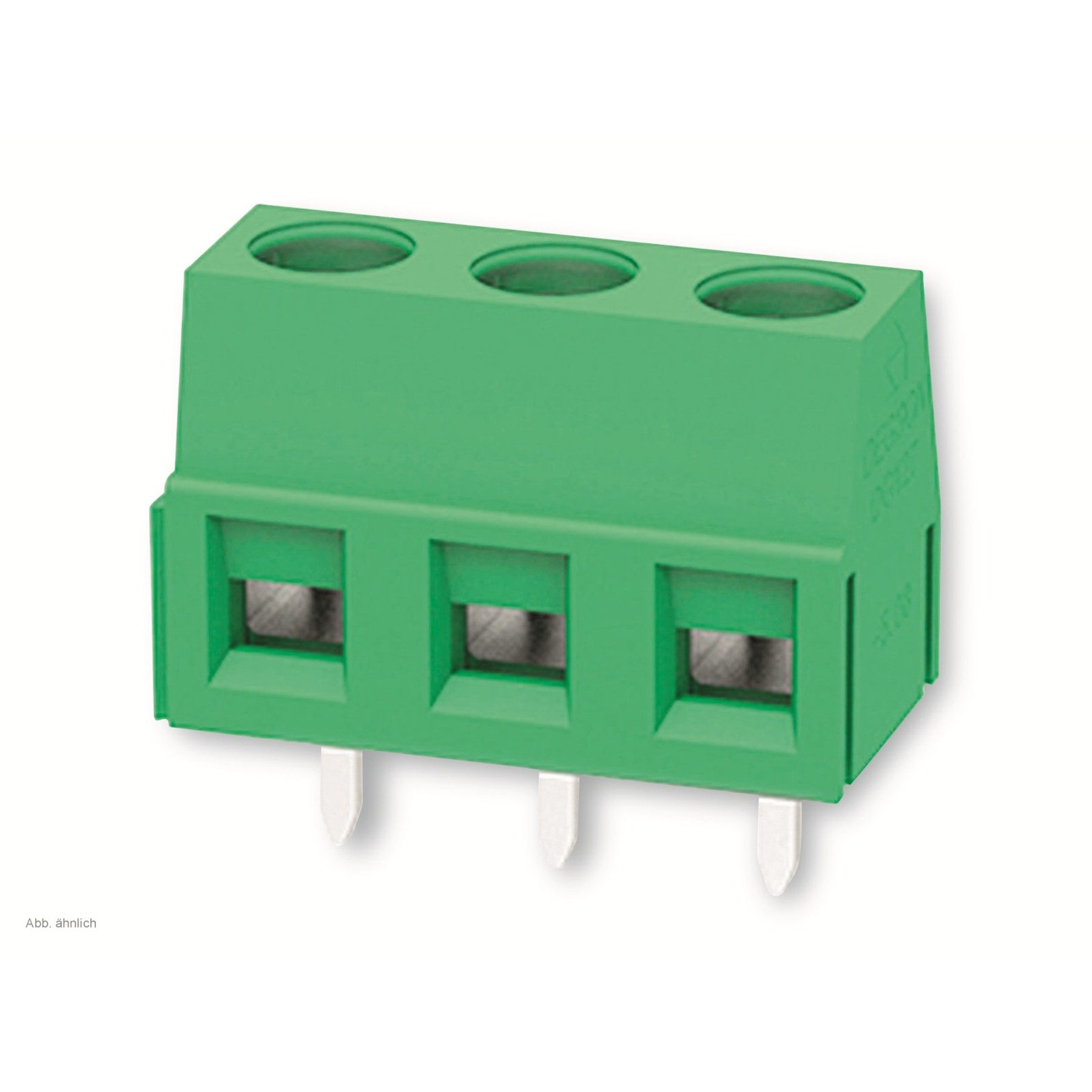 Degson Verbindungsklemme DEGSON Klemmleiste, DG127-5.08-02P-14-00AH, RM 5,08 2 polig grün